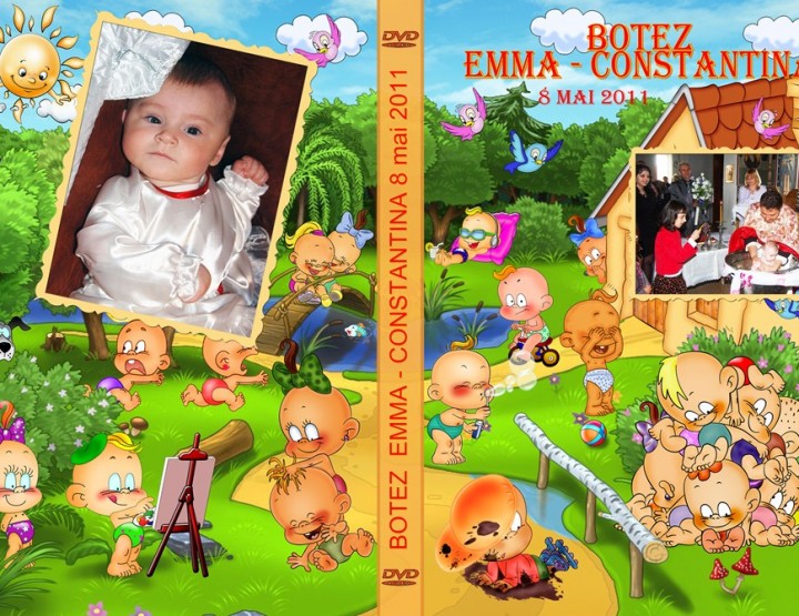 Botez coperta si fete DVD Emma